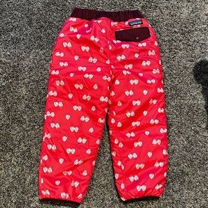 Girls 4T Patagonia Fleece Reversible Snow Pants
